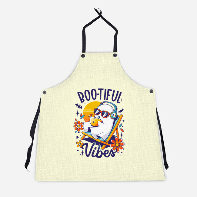 Ghostly Summer Vibes-Unisex-Kitchen-Apron-Snouleaf