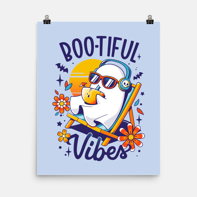 Ghostly Summer Vibes-None-Matte-Poster-Snouleaf