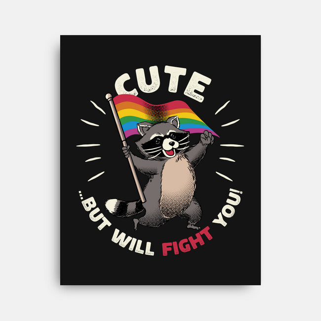 Cute But Will Fight-None-Stretched-Canvas-tobefonseca