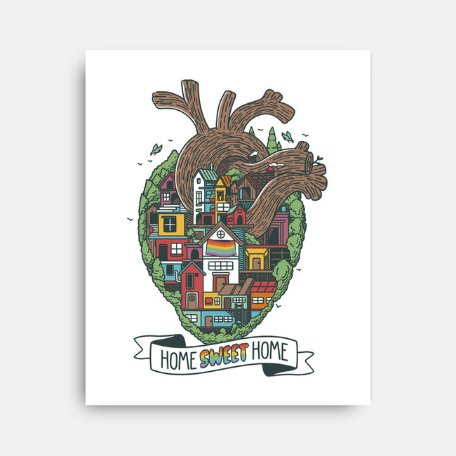 Home Sweet Home Pride-None-Stretched-Canvas-tobefonseca