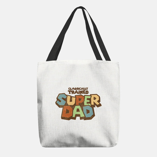 Classically Trained Dad-None-Basic Tote-Bag-retrodivision