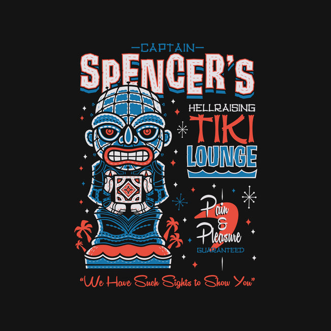 Captain Spencer's Tiki Lounge-Unisex-Baseball-Tee-Nemons