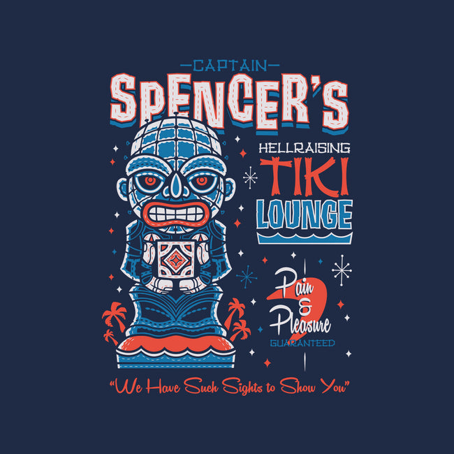 Captain Spencer's Tiki Lounge-None-Beach-Towel-Nemons