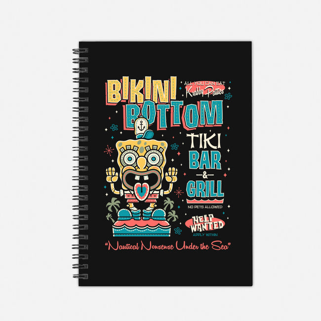 Bikini Bottom Tiki Bar-None-Dot Grid-Notebook-Nemons