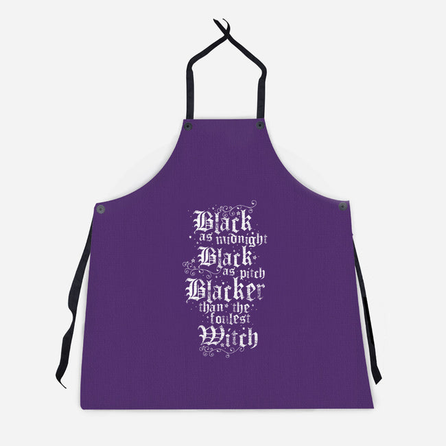 Black As Midnight-Unisex-Kitchen-Apron-Nemons