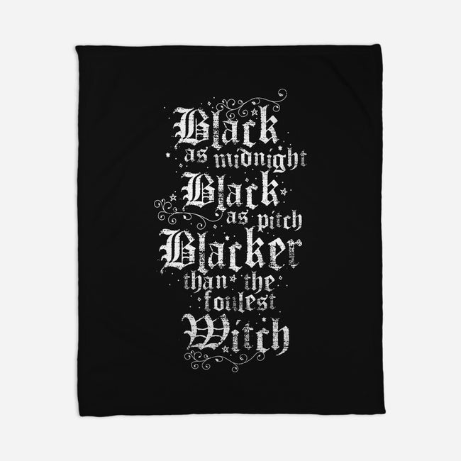 Black As Midnight-None-Fleece-Blanket-Nemons