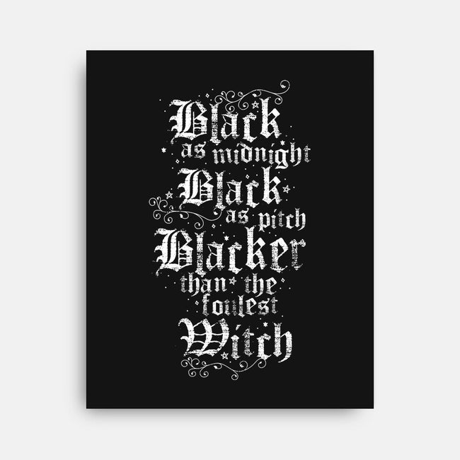 Black As Midnight-None-Stretched-Canvas-Nemons