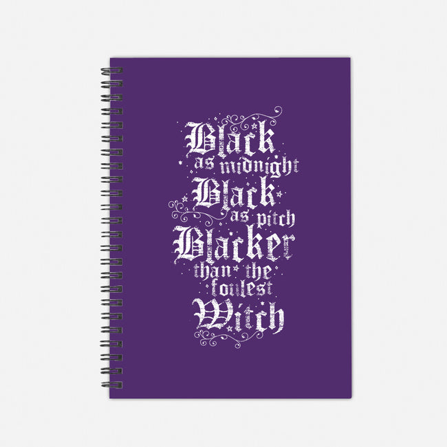Black As Midnight-None-Dot Grid-Notebook-Nemons