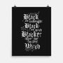Black As Midnight-None-Matte-Poster-Nemons