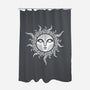 Yule Midwinter Sun-none polyester shower curtain-RAIDHO