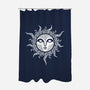 Yule Midwinter Sun-none polyester shower curtain-RAIDHO