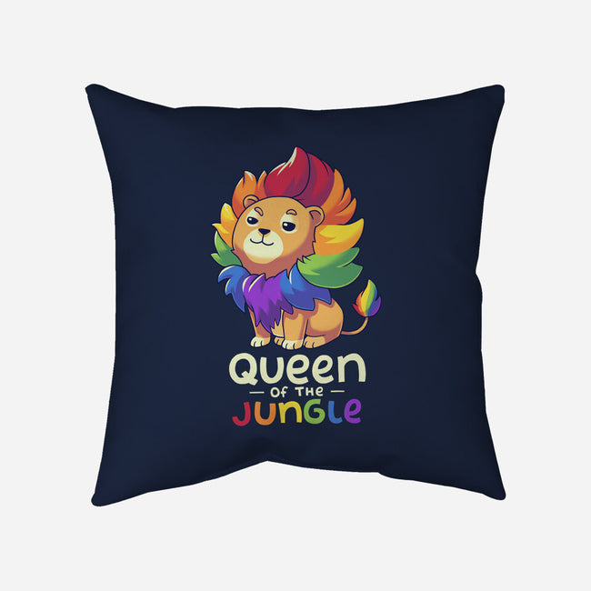 Queen Of The Jungle-None-Removable Cover w Insert-Throw Pillow-Geekydog