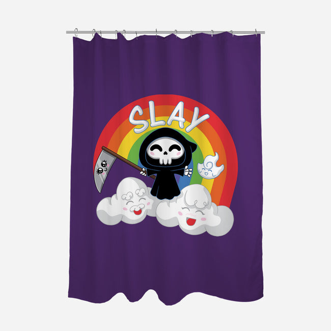 Slay-None-Polyester-Shower Curtain-danielmorris1993