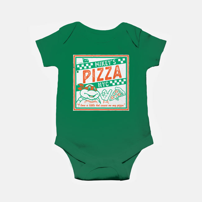 Mikey's Pizza-Baby-Basic-Onesie-Nemons
