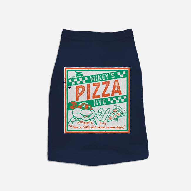 Mikey's Pizza-Cat-Basic-Pet Tank-Nemons