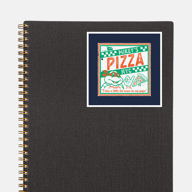 Mikey's Pizza-None-Glossy-Sticker-Nemons