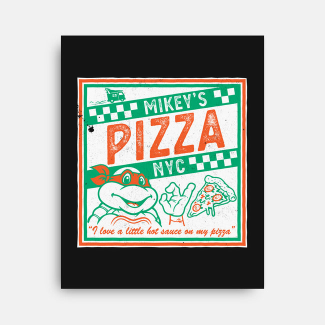 Mikey's Pizza-None-Stretched-Canvas-Nemons
