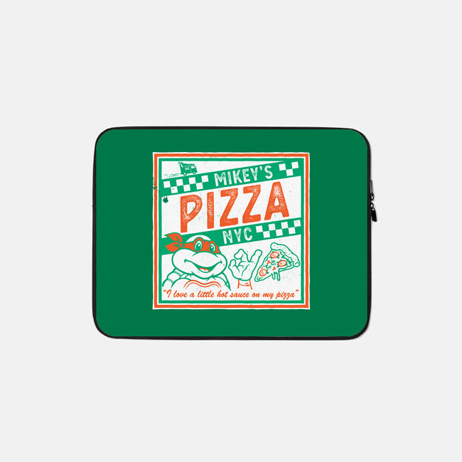 Mikey's Pizza-None-Zippered-Laptop Sleeve-Nemons