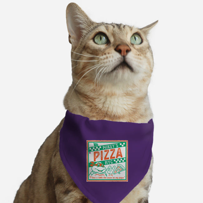 Mikey's Pizza-Cat-Adjustable-Pet Collar-Nemons