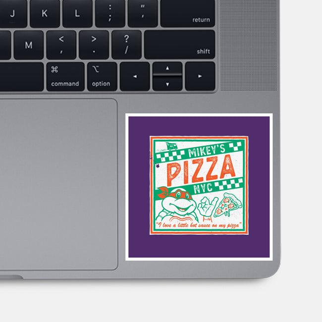 Mikey's Pizza-None-Glossy-Sticker-Nemons