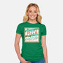 Mikey's Pizza-Womens-Fitted-Tee-Nemons
