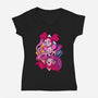 Your New Best Friend-womens v-neck tee-Ursulalopez
