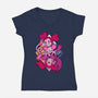 Your New Best Friend-womens v-neck tee-Ursulalopez