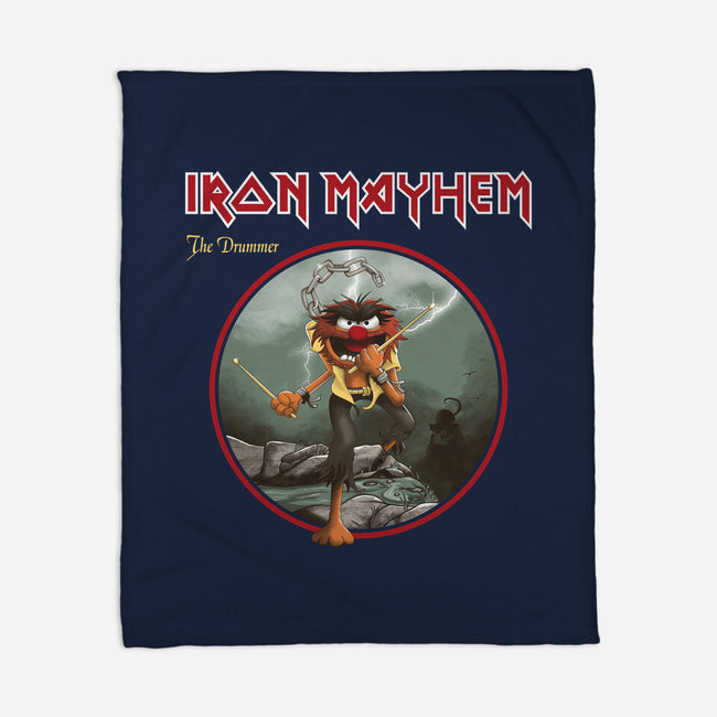 Iron Mayhem-None-Fleece-Blanket-retrodivision