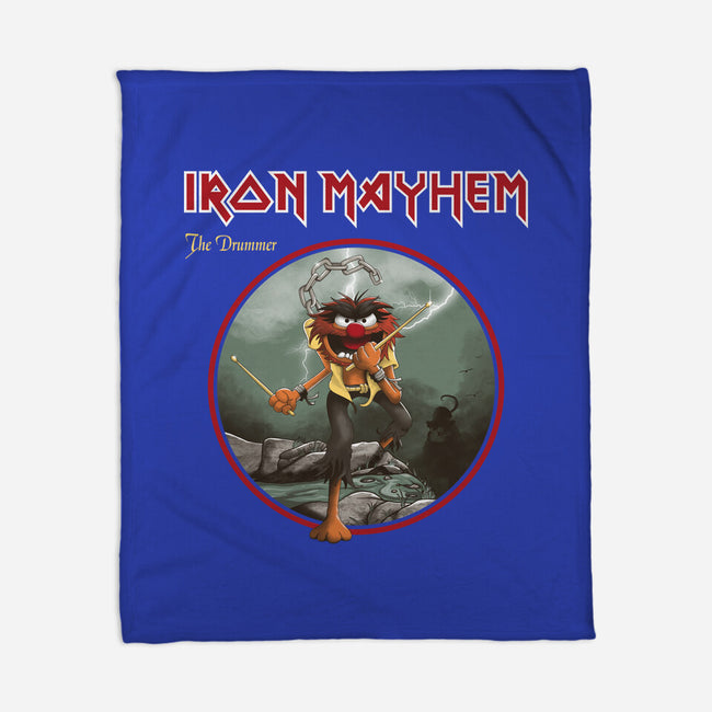 Iron Mayhem-None-Fleece-Blanket-retrodivision