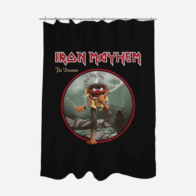 Iron Mayhem-None-Polyester-Shower Curtain-retrodivision