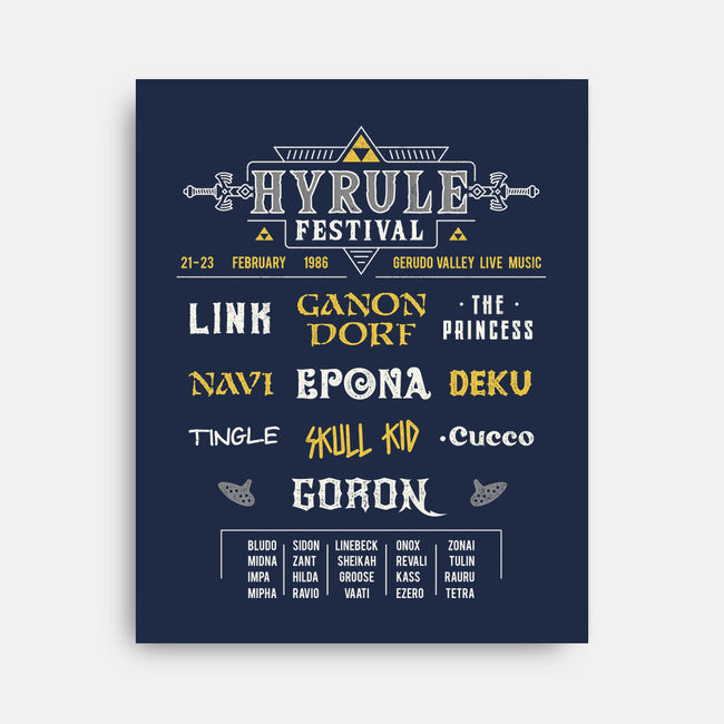 Hyrule Festival-None-Stretched-Canvas-Logozaste