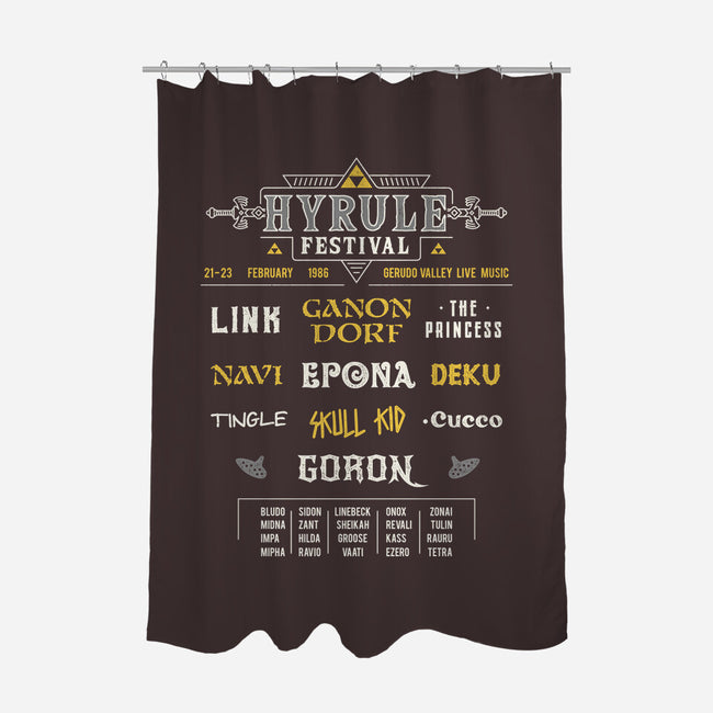 Hyrule Festival-None-Polyester-Shower Curtain-Logozaste