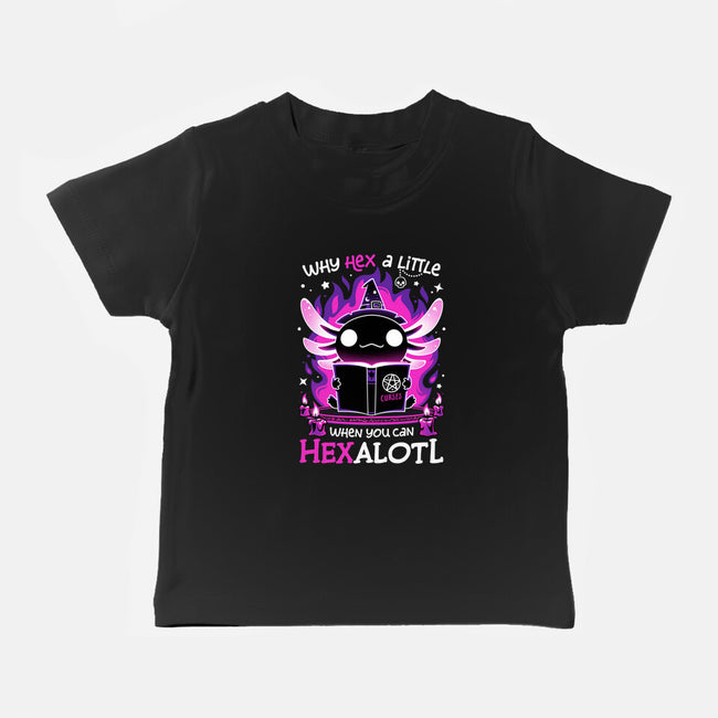 Axolotl Witching Hour-Baby-Basic-Tee-Snouleaf