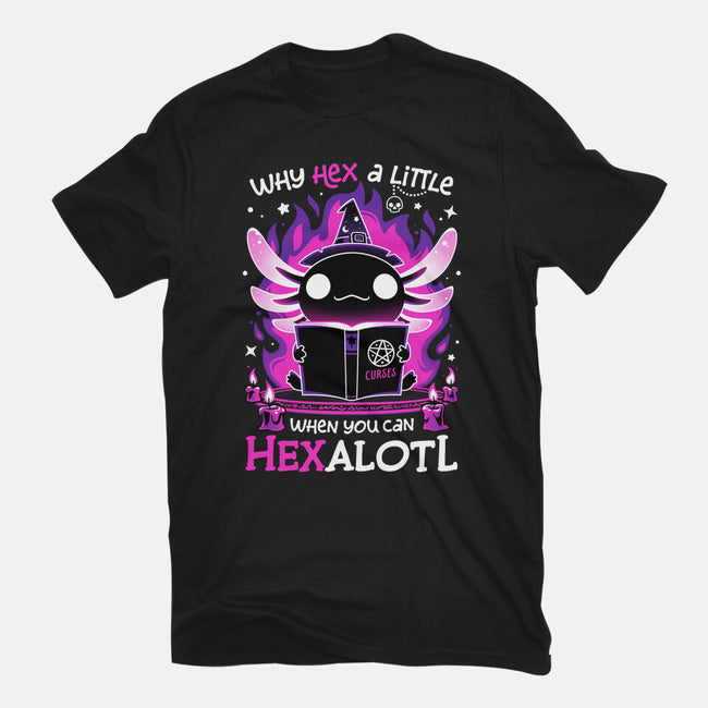 Axolotl Witching Hour-Womens-Fitted-Tee-Snouleaf