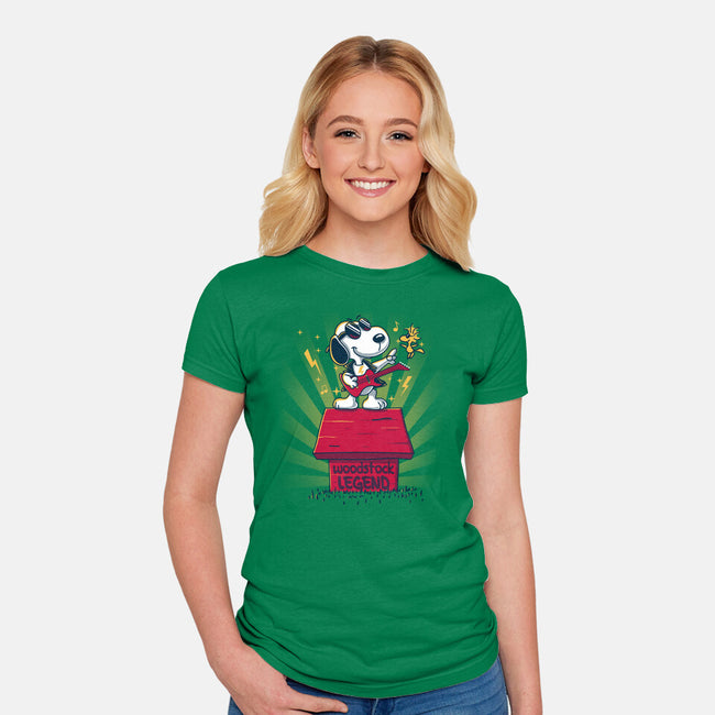 Woodstock Legend-Womens-Fitted-Tee-erion_designs