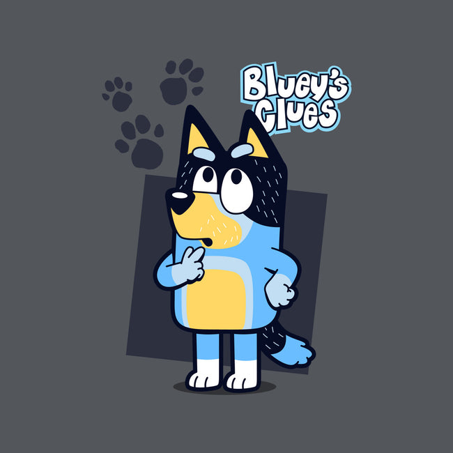 Blue Puppy's Clues-Womens-V-Neck-Tee-Boggs Nicolas