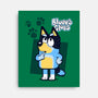 Blue Puppy's Clues-None-Stretched-Canvas-Boggs Nicolas