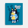 Blue Puppy's Clues-None-Stretched-Canvas-Boggs Nicolas