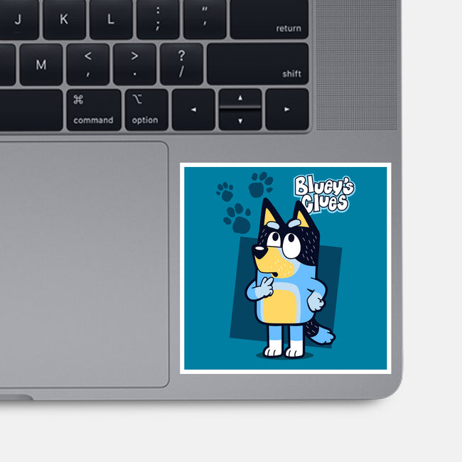 Blue Puppy's Clues-None-Glossy-Sticker-Boggs Nicolas