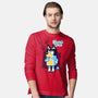Blue Puppy's Clues-Mens-Long Sleeved-Tee-Boggs Nicolas