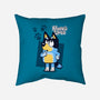 Blue Puppy's Clues-None-Removable Cover-Throw Pillow-Boggs Nicolas