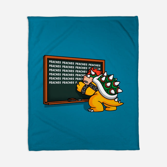 Peaches Repeat-None-Fleece-Blanket-Raffiti