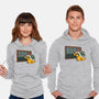 Peaches Repeat-Unisex-Pullover-Sweatshirt-Raffiti