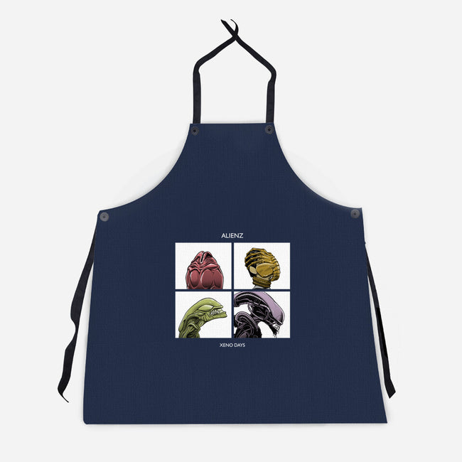Xeno Days-unisex kitchen apron-boltfromtheblue