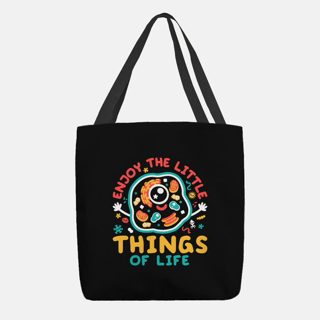 Enjoy The Little Things-None-Basic Tote-Bag-NemiMakeit