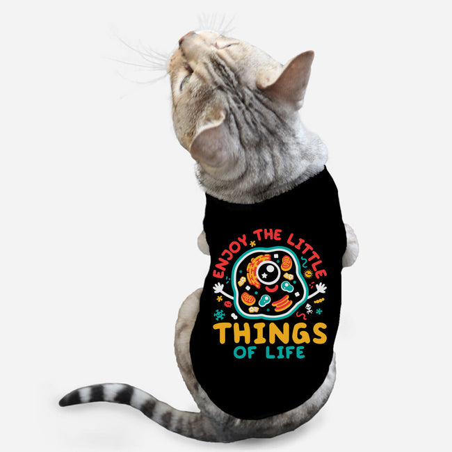 Enjoy The Little Things-Cat-Basic-Pet Tank-NemiMakeit
