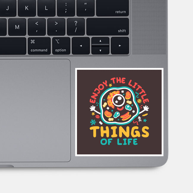 Enjoy The Little Things-None-Glossy-Sticker-NemiMakeit