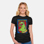 Reptar Cereal-Womens-Fitted-Tee-dalethesk8er