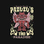 Pazuzu Tiki Paradise-Womens-Racerback-Tank-Nemons