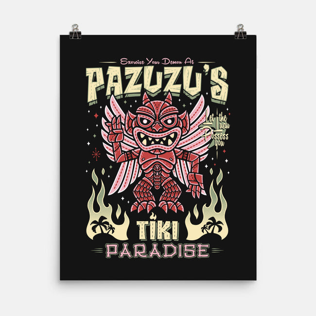 Pazuzu Tiki Paradise-None-Matte-Poster-Nemons